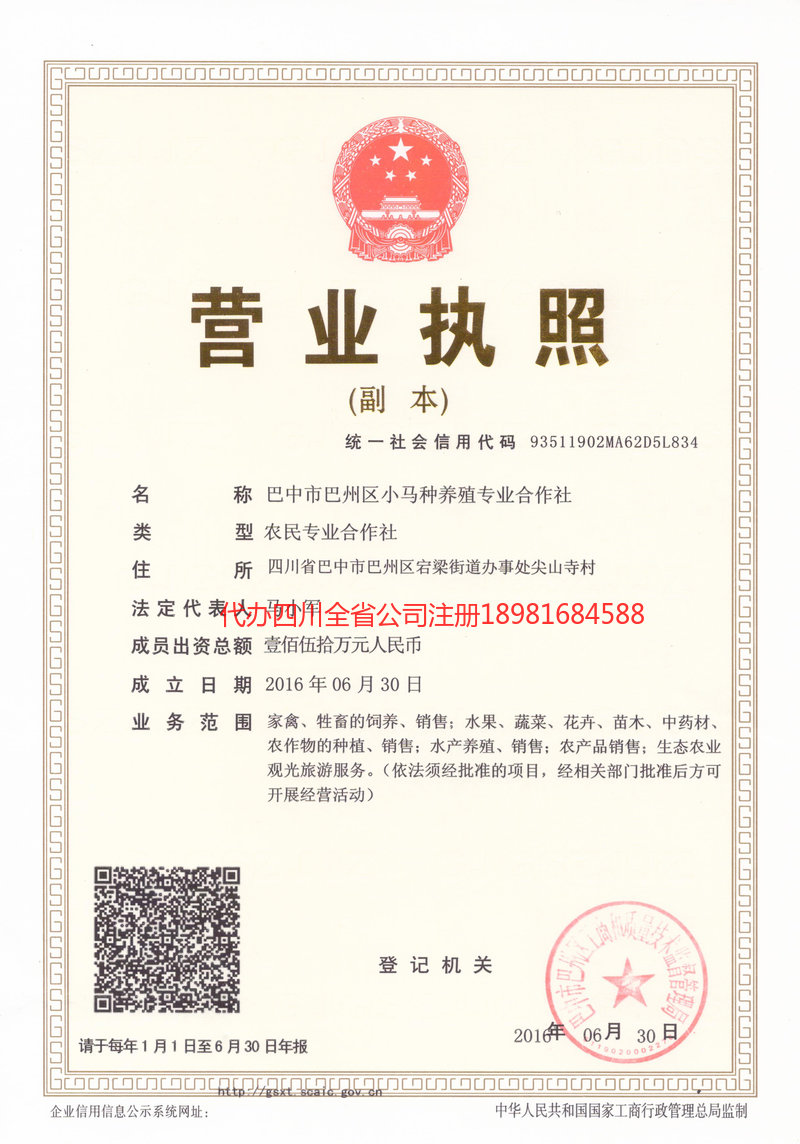 银川银川小马种养殖专业合作社